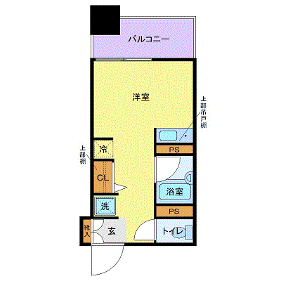 グッドステイ新宿EAST◎『駅1分・築浅・1R・20平米・シモンズベッド』【エグゼクティブ】の物件間取り図