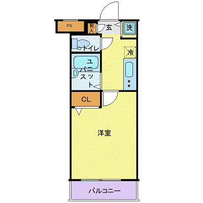 マンスリーリブマックス西武新宿線都立家政NORTH■『ペット可』【浴室乾燥付】≪スタンダードシリーズ≫の物件間取り図