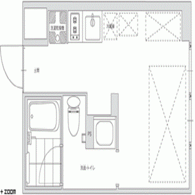 マンスリーシズオカ【Dタイプ】の物件間取り図