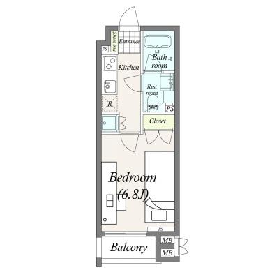 【TM麹町/SD】半蔵門徒歩２分・ネットWi-Fi無制限無料・_テレワークにも♪の間取り図