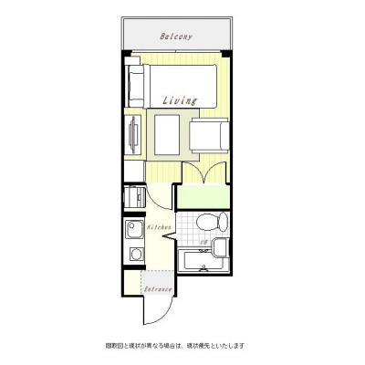 ユニオンマンスリー恋ヶ窪１　301　1K・シングル・くつろぎstyle☆の間取り図