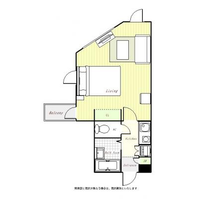 ユニオンマンスリー武蔵浦和１　305　1K・ダブル・くつろぎstyle☆武蔵浦和駅　徒歩6分／バストイレ別【清掃時　消毒実施済】の間取り図