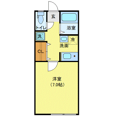 グッドステイ総武線・新検見川NORTH※『独立洗面』【ハイクラス】の物件間取り図