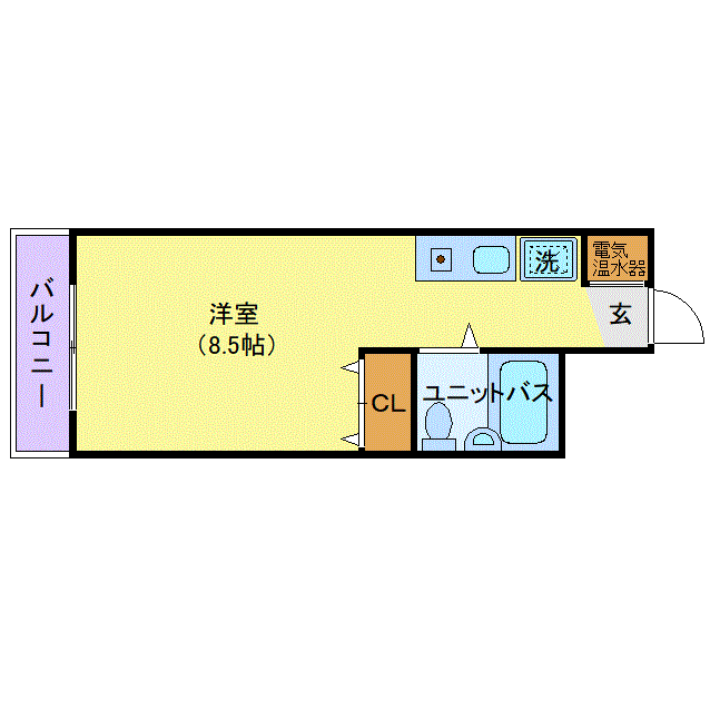 グッドステイ札幌パルフェ『1名入居限定』【ライト】の物件間取り図