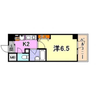 トラスト三宮1【★流行りの食パン屋”乃がみ”すぐ近く★】の物件間取り図