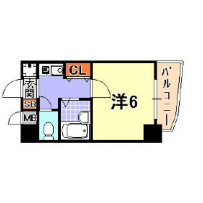 トラスト元町8【西元町駅徒歩1分★　Wi-Fi無料】の間取り図
