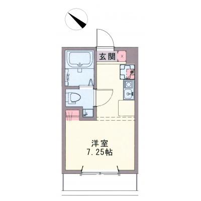 ■M-Stay21　コスタ横須賀中央■共済病院徒歩５分！バス／トイレ別・独立洗面台・浴室乾燥機の間取り図