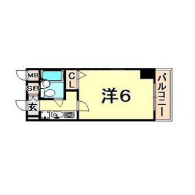 トラスト三宮10【貿易センター駅徒歩3分♪コンビニすぐ】の物件間取り図