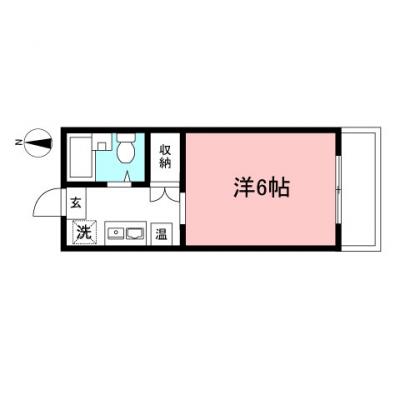 東都マンスリー　アブソリュートコウエイ【ＷｉＦｉ対応・室内洗濯機♪♪】の物件間取り図