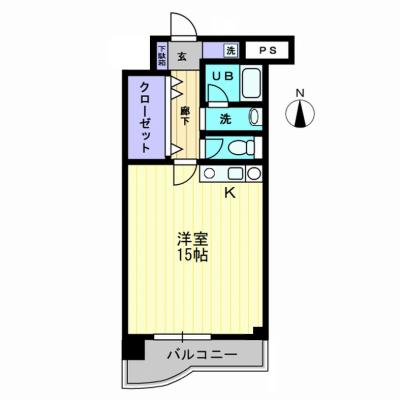 Alphabed30高松屋島(type1)【広々１K☆43.3�☆　駐車場、Wi-Fiレンタル可能】の物件間取り図