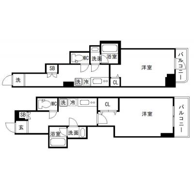 OneLife御徒町プロスペクト【★テレワーク向けWi-Fi無制限】の物件間取り図