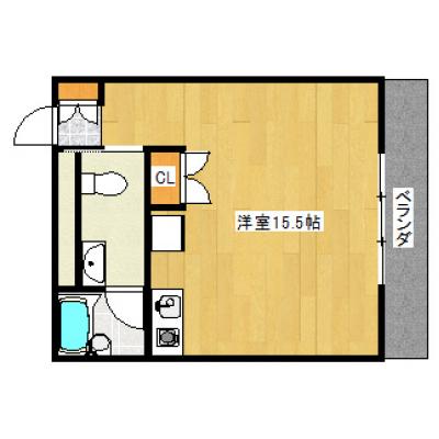 リブロマンスリー静岡駅前N3　★ネット無料★【オール電化】の間取り図