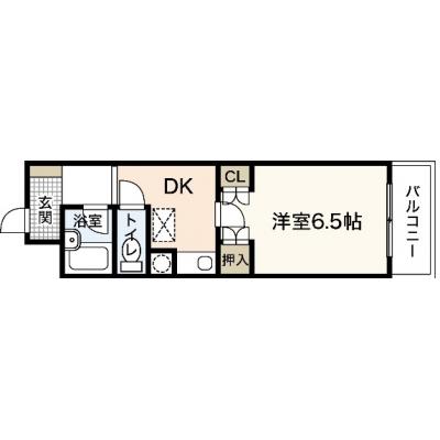 エールマンスリー広島駅前　参番館（2-5)　【★無料WI-FI標準装備（無制限）★、広島駅徒歩圏内、南向き、角部屋、オートロック、オール電化】の物件間取り図