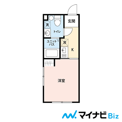 【🌿快適シーズンの引越し応援キャンペーン🏡🌈】【禁煙🚭/Wi-Fi無料🌐】マイナビSTAY西大井2　101の物件間取り図