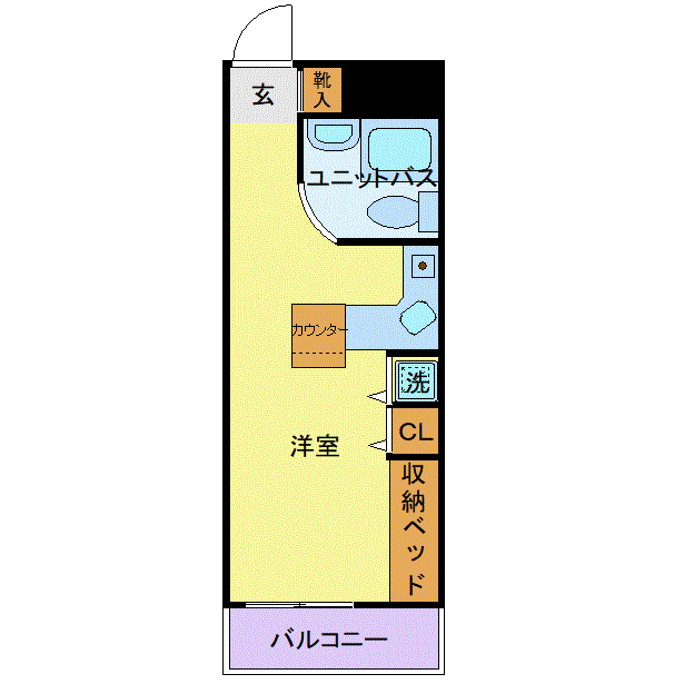 グッドステイ京急本線・生麦ジュウィール■『1名入居限定・駅3分』【ライト】の物件間取り図