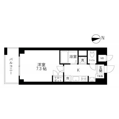 YM_榴ヶ岡ステーション　◆賃料月払い可　別途追加費用なし（個人契約）◆の物件間取り図