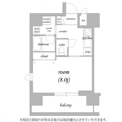 ◣◥◣ Special Sale 実施中 ご契約全期間の賃料「60%OFF」◢◤◢【ネット無制限/浴室乾燥機付き】アスヴェル京都四条烏丸［No.8213090］の物件間取り図
