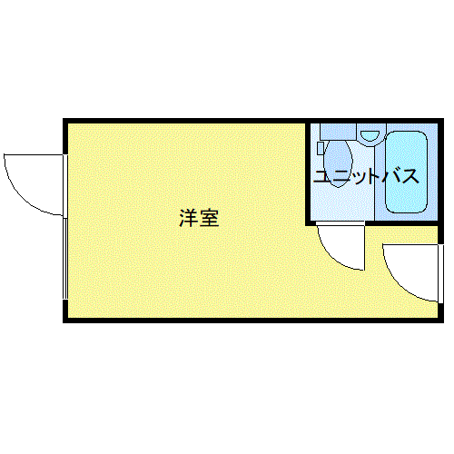 ≪ホテルタイプ≫マンスリーリブマックス千葉美浜『ペット可・禁煙』【シングルルーム】の物件間取り図