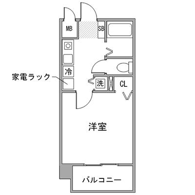 アットイン栄南1-2  『公式サイト限定キャンペーン実施中！室内画像も豊富で、お見積り／web予約も可能です！「アットイン公式」で検索！🔍』の物件間取り図