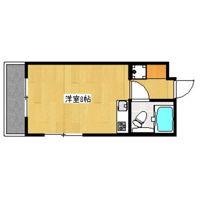 リブロマンスリー清水駅前4　★ネット無料★の間取り図