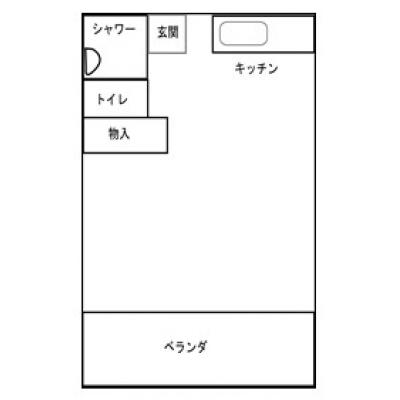 アザミウィークリー白浜201の物件間取り図