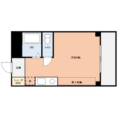 マコット福島駅前東Ｄ212【福島駅徒歩６分】の物件間取り図