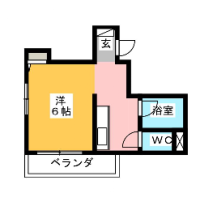 リブロマンスリー　清水駅前2★ネット無料★の間取り図