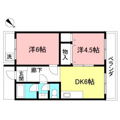 東都マンスリー　分倍河原　☆WiFi無料・バストイレ別♪の物件間取り図