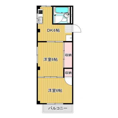 リブロマンスリー清水駅前3★ネット無料★の間取り図