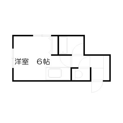 POROKARI小樽駅A/オートロック/駅近/ネット無料の物件間取り図