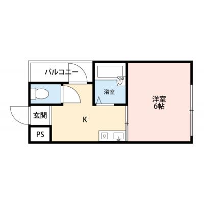 ◆パシオン西宮中央４＜Wi-Fiレンタルあり(有料)＞【✤西宮駅まで徒歩４分✤風呂・トイレセパレート✤オートロック付】の物件間取り図