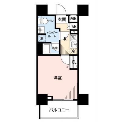【🌸心機一転🌸春の引越し応援キャンペーン🏡🌷】【禁煙🚭/テレワークに最適🌟無料高速Wi-Fi使い放題🎧】マイナビSTAY深川門前仲町　1001の物件間取り図