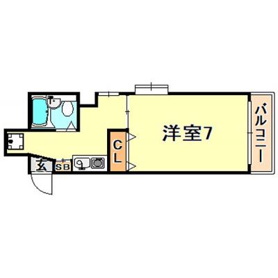 【長期割】1日1,000円OFF！◆パシオン神戸六甲３＜Wi-Fiレンタルあり(有料)＞【オートロック・エレベーター・室内洗濯機置き場あり】の物件間取り図