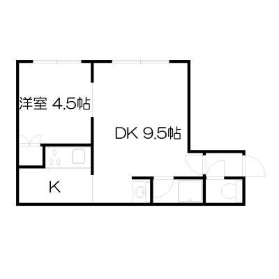 POROKARI元町C/敷地内駐車場有/ネット無料の物件間取り図