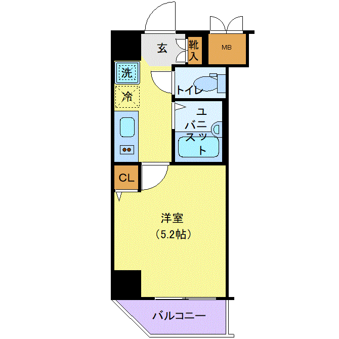 マンスリーリブマックス西横浜ビアンコーヴォ☆『駅5分』【浴室乾燥付】≪エクセレントシリーズ≫の物件間取り図