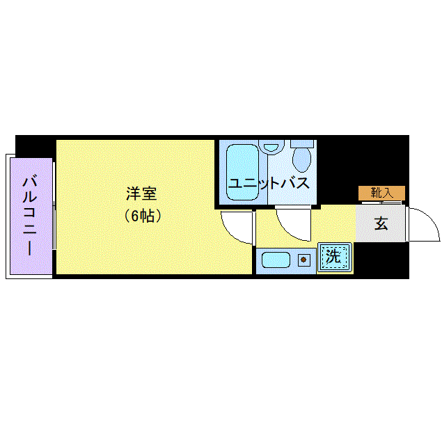 マンスリーリブマックス甲府グロワール●【1名入居限定】≪スマートシリーズ≫の物件間取り図