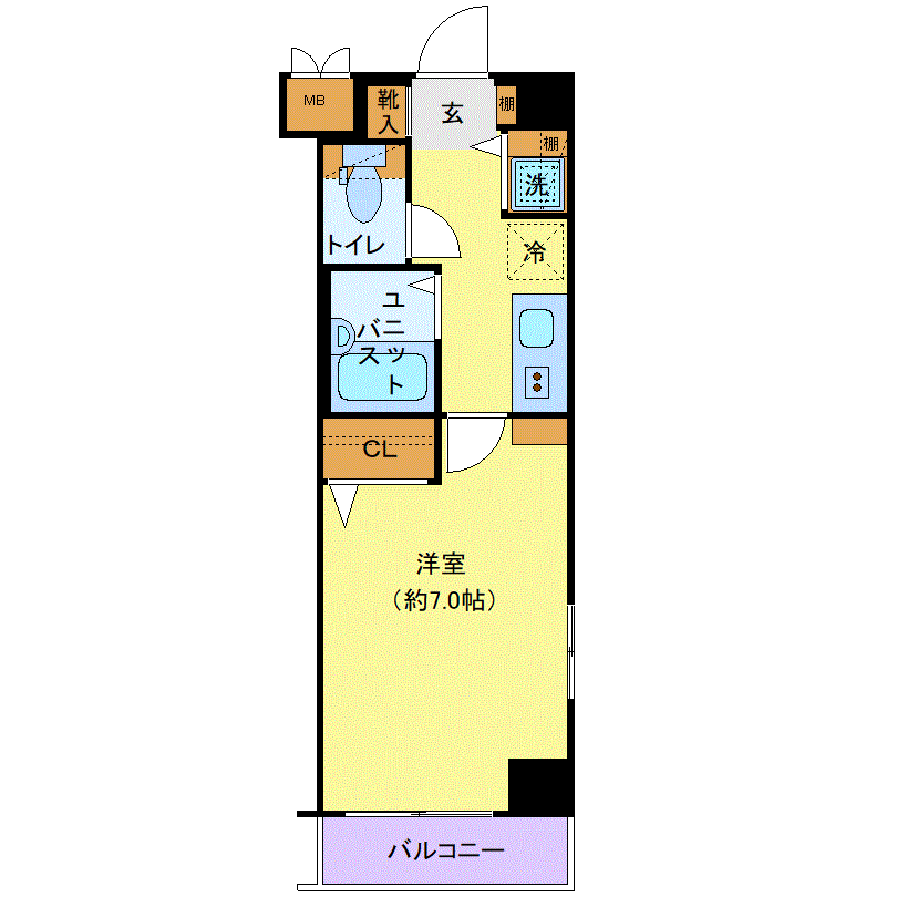 マンスリーリブマックス京王井の頭線久我山ステーションフロント■『駅4分』【浴室乾燥付】≪スタンダードシリーズ≫の物件間取り図