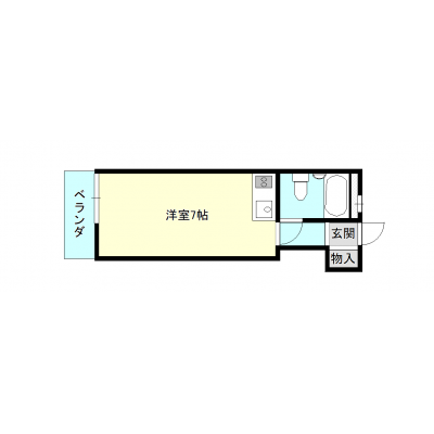 阪神線、JR線西宮駅徒歩圏｜食品スーパー近くⅡの物件間取り図