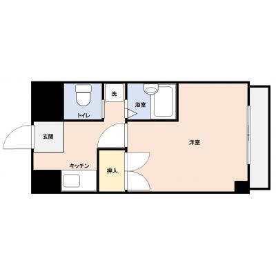 マコット福島南福島B403【無料駐車場あり】南福島駅徒歩6分の物件間取り図