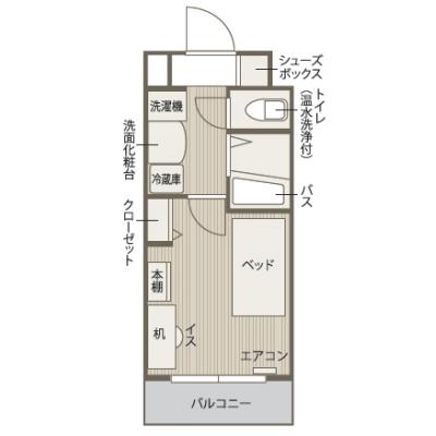 ドーミー京都くいな橋の物件間取り図