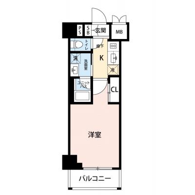 【🎉初期費用オフ｜お得なキャンペーン】【禁煙🚭/Wi-Fi無料🌐】マイナビSTAY浅草蔵前ANNEX　502の物件間取り図