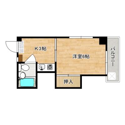 第3KSNビル（エレベーター付き・コンビニすぐそば！電停も徒歩圏内です。）の物件間取り図