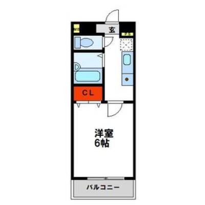 トーマンスリー佐賀市唐人★インターネット使用料無料★の間取り図