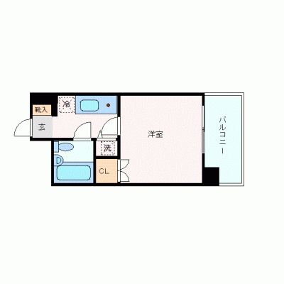 OneLife天神エクセランスの間取り図