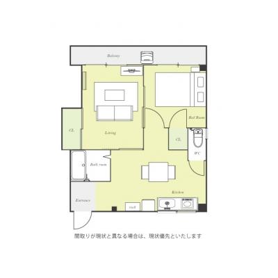 ユニオンマンスリー南鳩ヶ谷１　201　2DK・ダブル・くつろぎstyle【４名まで】☆人気の角部屋＆バストイレ別♪の間取り図