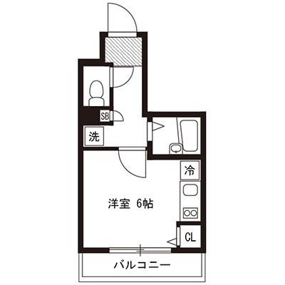 アットイン横浜21-2　『アットイン公式WEBサイトなら空室状況を検索｜かんたん予約🔍＜24時間受付中！＞』の物件間取り図