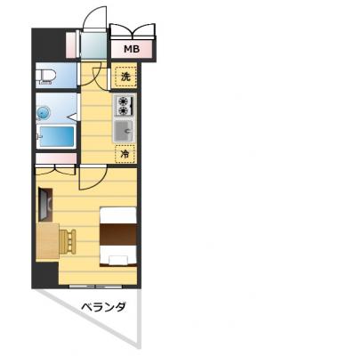 【🐾ペット可🐶🐱・新規オープン✨】TNS五反田WEST　〈バス・トイレ別🛁✨〉の物件間取り図