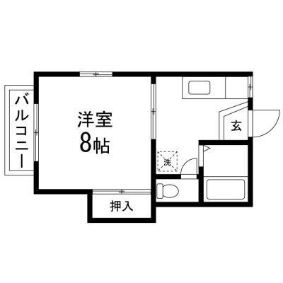 YM_コーポ青葉　◆駐車場有　仙台駅徒歩圏内　保証人不要　◆の間取り図