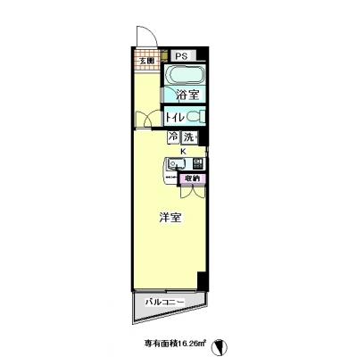 シティマンスリー大崎・百反坂YMハウス　4Ａタイプ　禁煙【光インターネット（WIFI）無料】【オートロック】【大崎駅徒歩6分】【ソファ】の物件間取り図