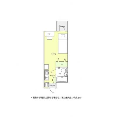 ユニオンマンスリー葛西レジデンス１　305　1R・シングル☆◆インターネット固定回線（有線・Wi-Fi）無料の部屋◆法人もまとめて入居可♪の物件間取り図